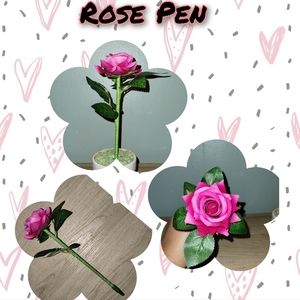 Realistic Rose Pen